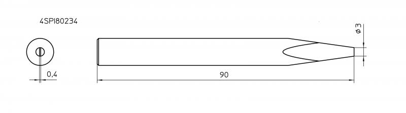Паяльное жало SPI80 234